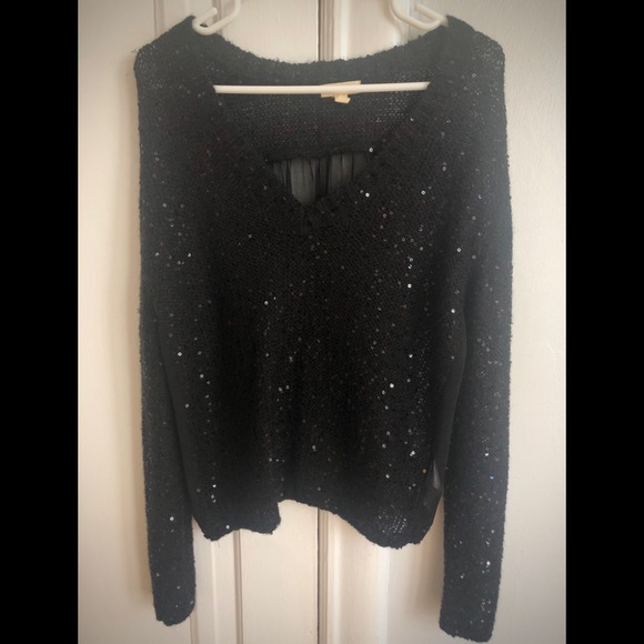 Anthropologie Black Sweater - Size S - Picture 2 of 6